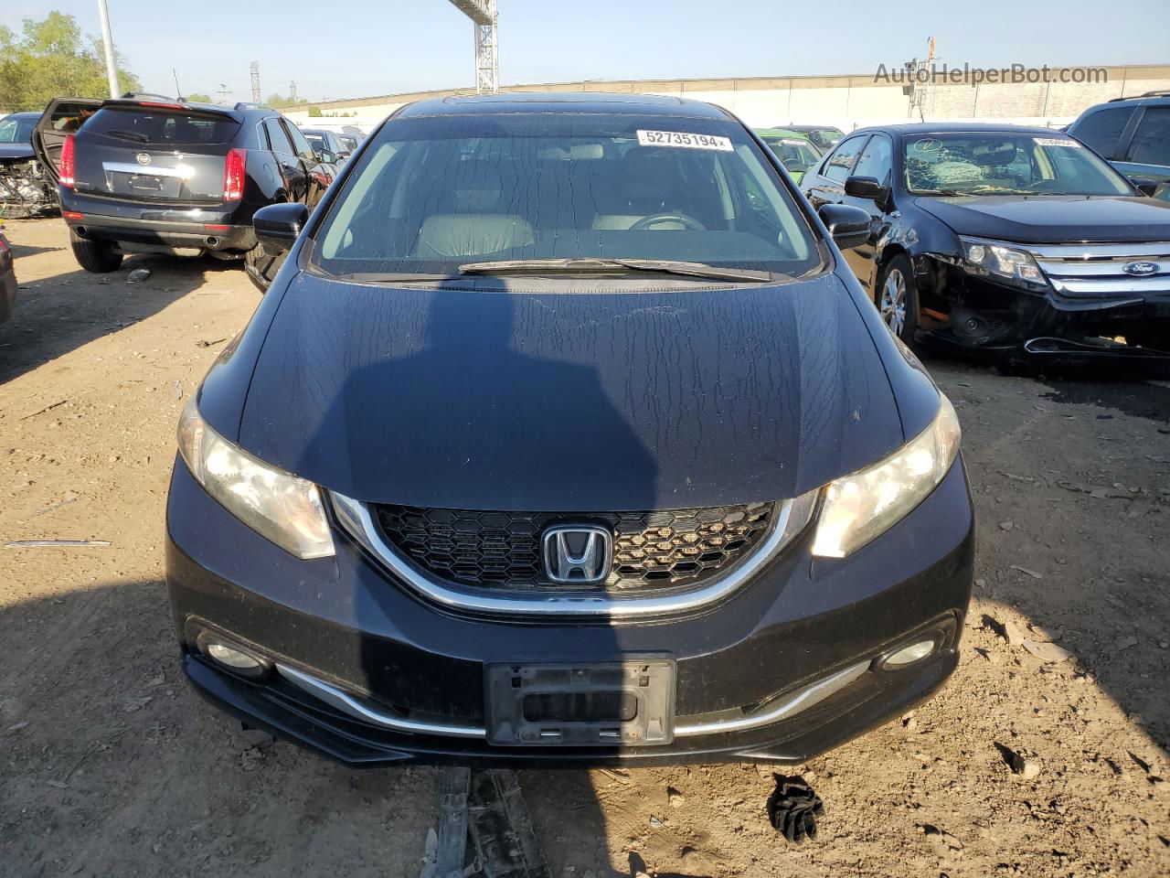 2014 Honda Civic Exl Black vin: 2HGFB2F9XEH516814