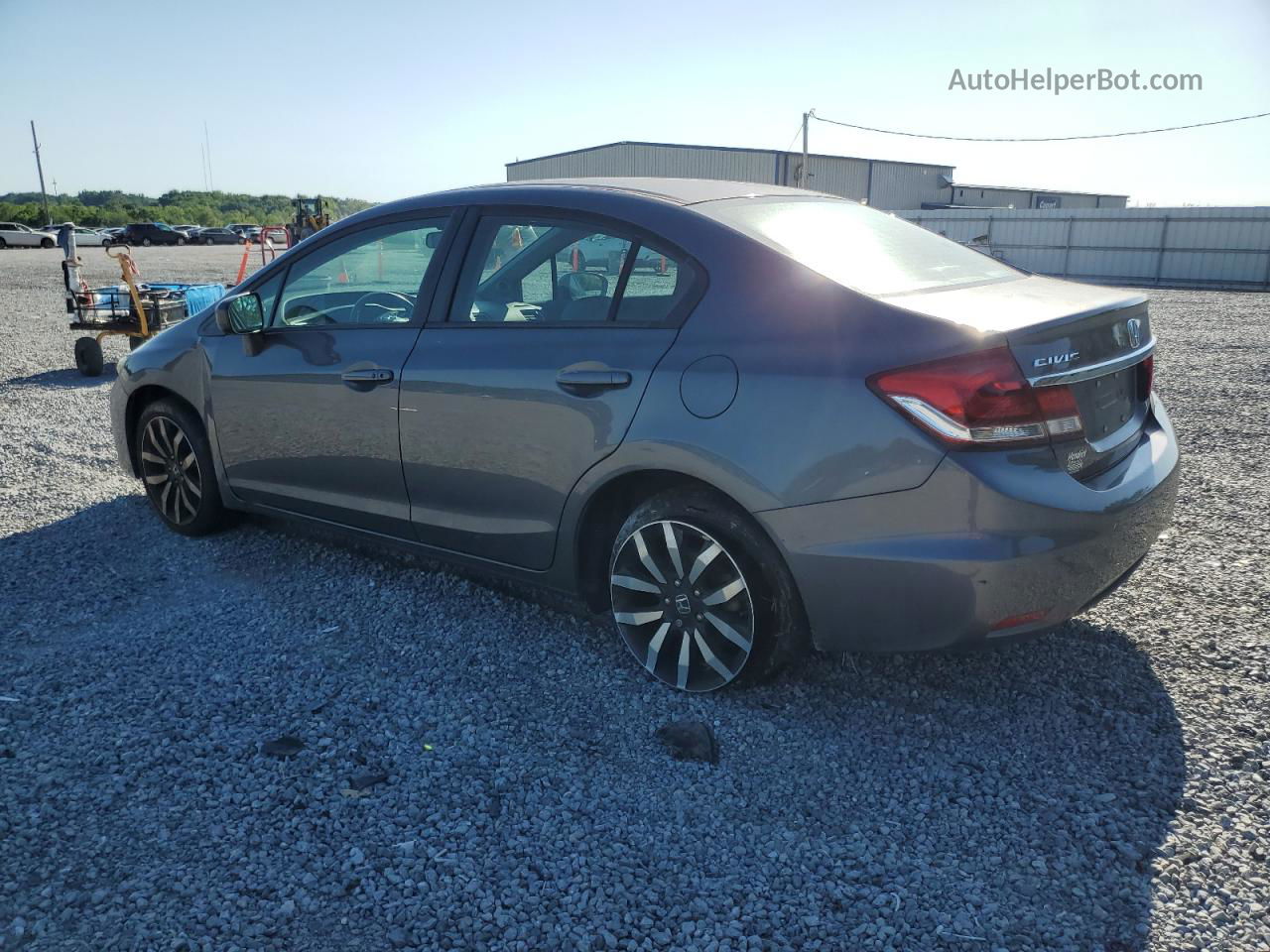 2015 Honda Civic Exl Серый vin: 2HGFB2F9XFH526941