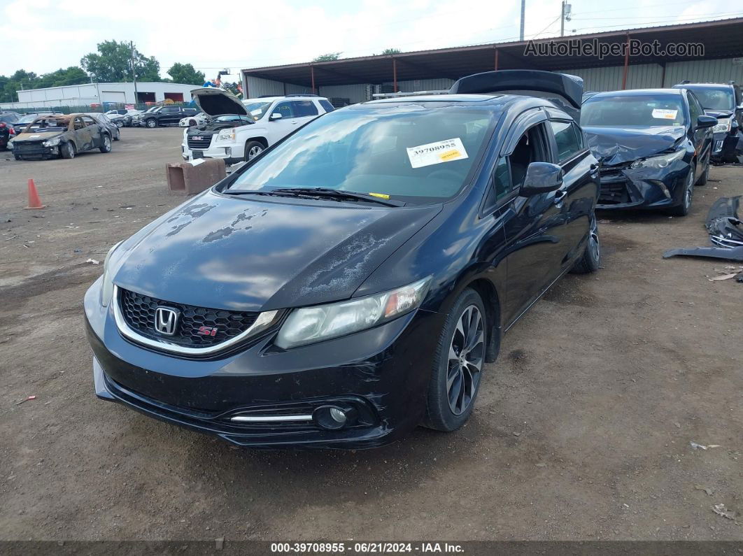 2013 Honda Civic Si Черный vin: 2HGFB6E50DH702267