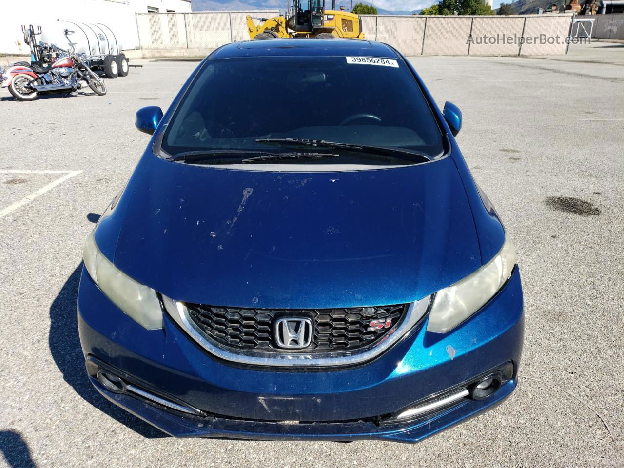 2013 Honda Civic Si Blue vin: 2HGFB6E51DH701760