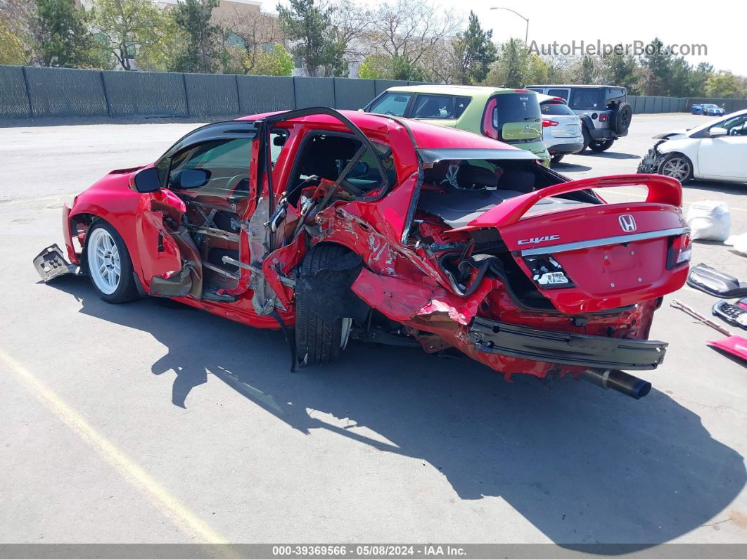 2015 Honda Civic Si Red vin: 2HGFB6E51FH700403