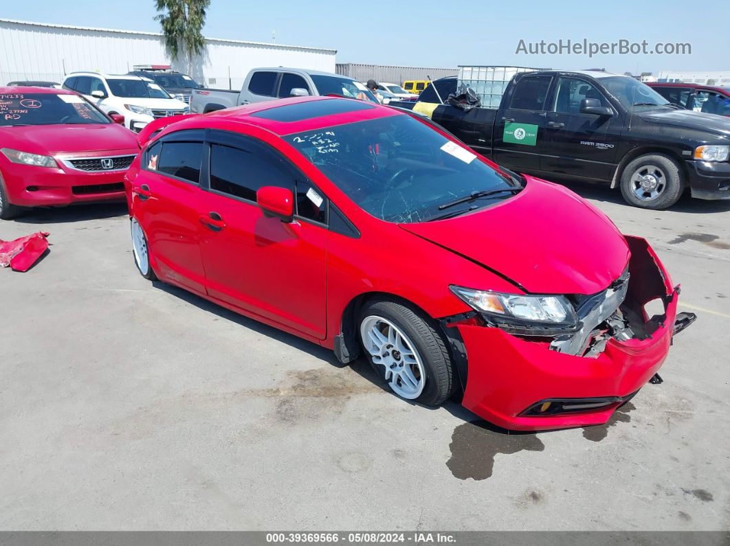 2015 Honda Civic Si Red vin: 2HGFB6E51FH700403