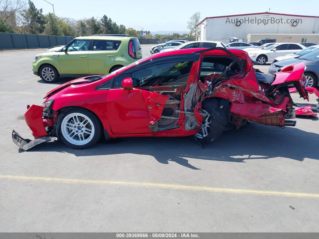 2015 Honda Civic Si Red vin: 2HGFB6E51FH700403