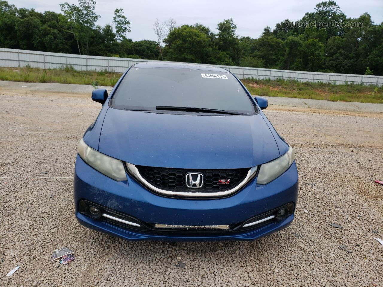 2013 Honda Civic Si Blue vin: 2HGFB6E52DH700567