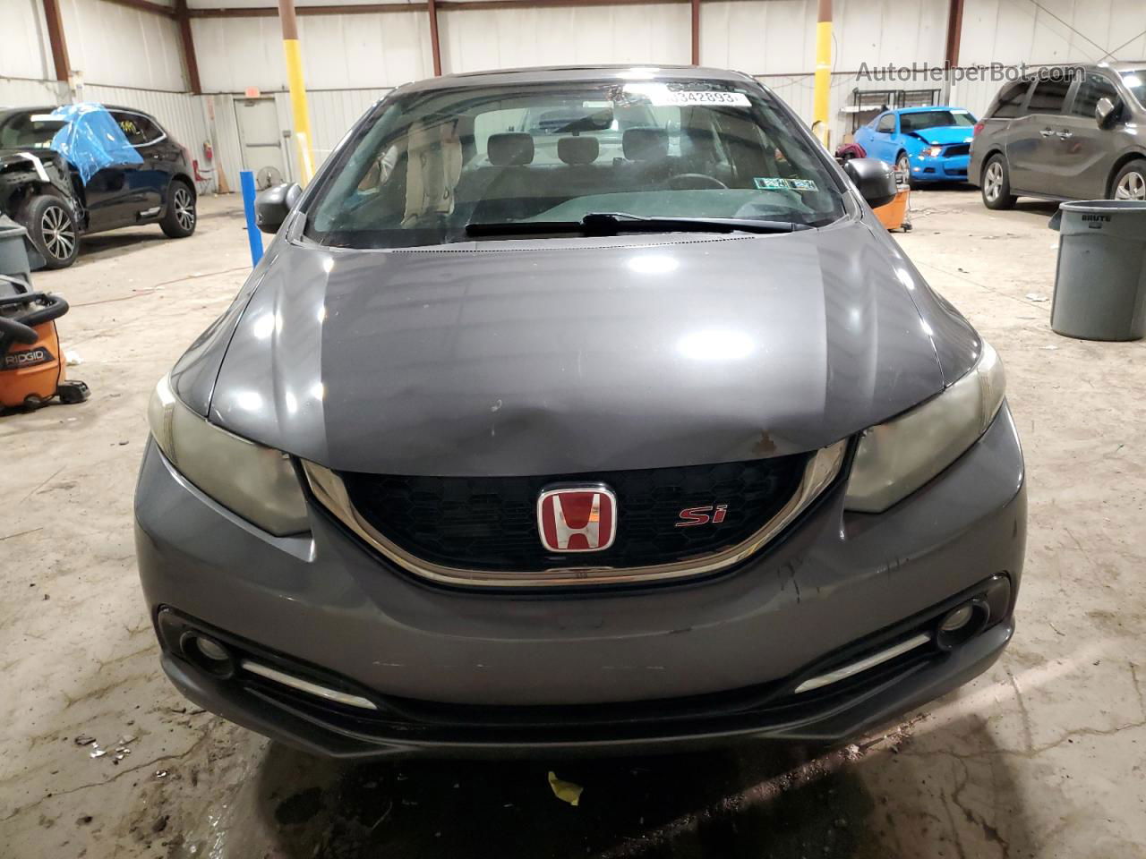 2013 Honda Civic Si Gray vin: 2HGFB6E52DH701881