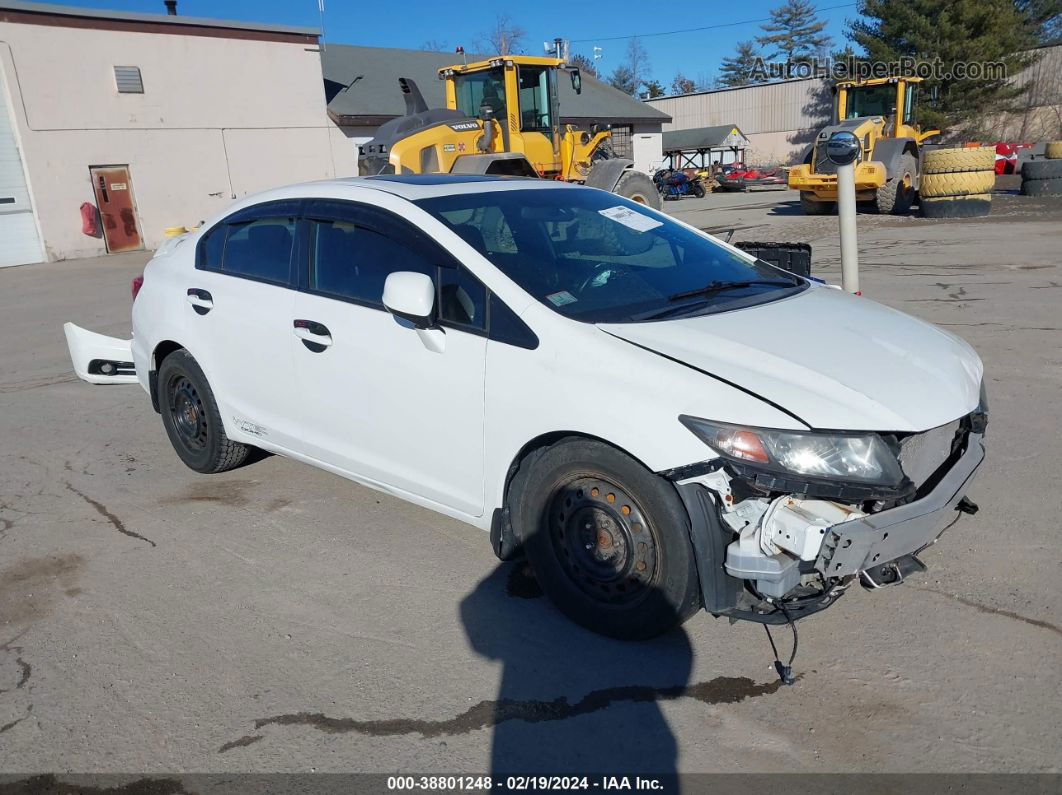 2013 Honda Civic Si White vin: 2HGFB6E52DH708782