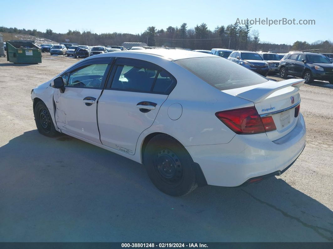 2013 Honda Civic Si White vin: 2HGFB6E52DH708782