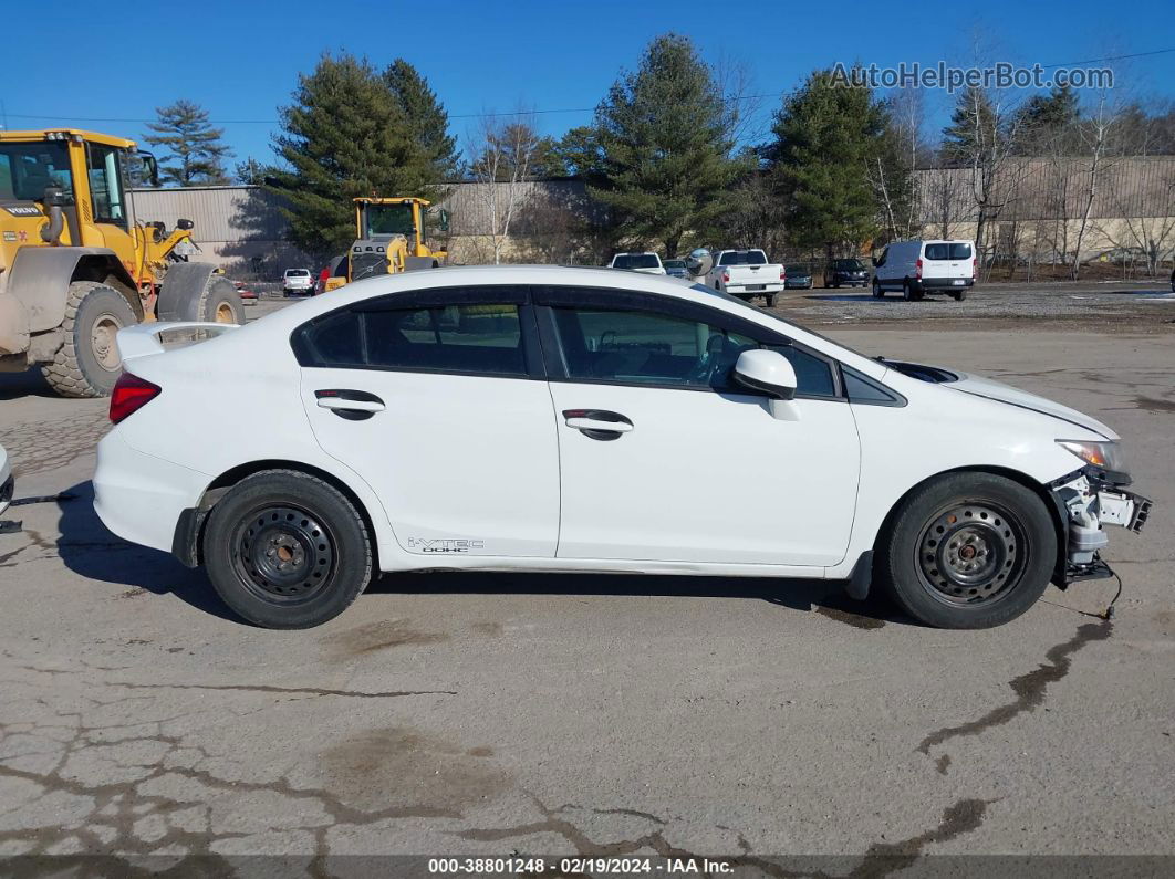 2013 Honda Civic Si White vin: 2HGFB6E52DH708782