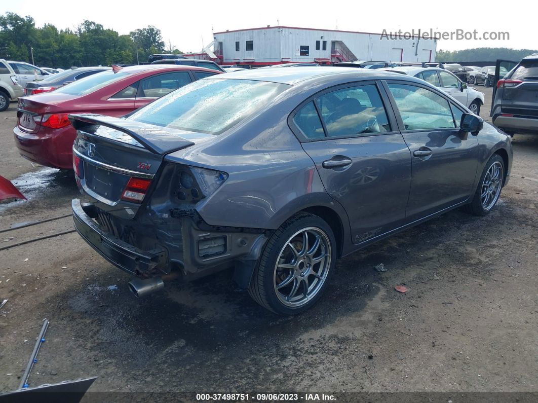 2014 Honda Civic Si Gray vin: 2HGFB6E52EH705107