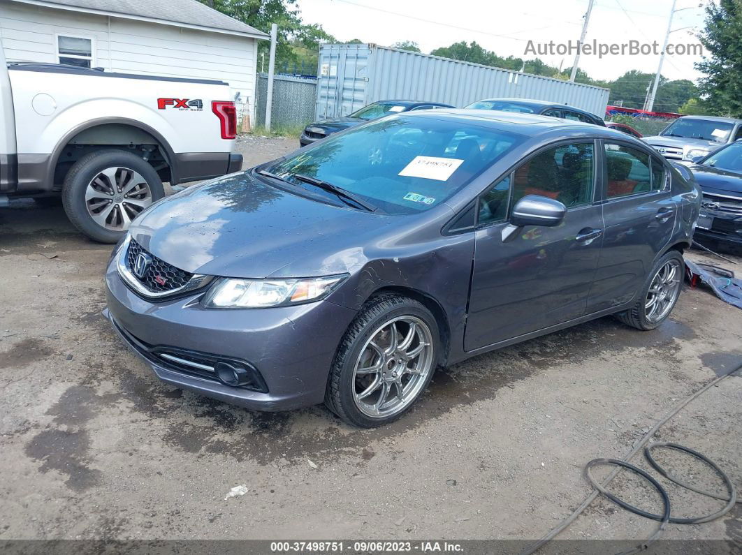 2014 Honda Civic Si Серый vin: 2HGFB6E52EH705107