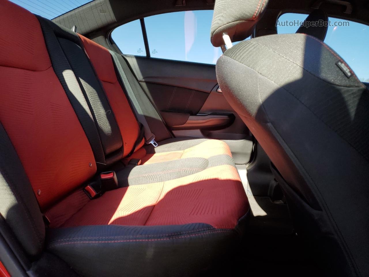 2015 Honda Civic Si Red vin: 2HGFB6E52FH700569