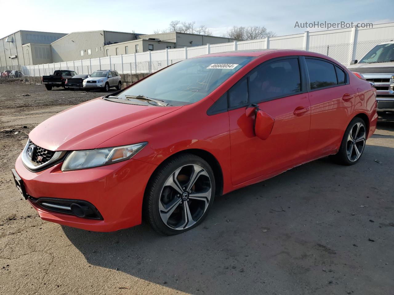 2015 Honda Civic Si Red vin: 2HGFB6E52FH701866