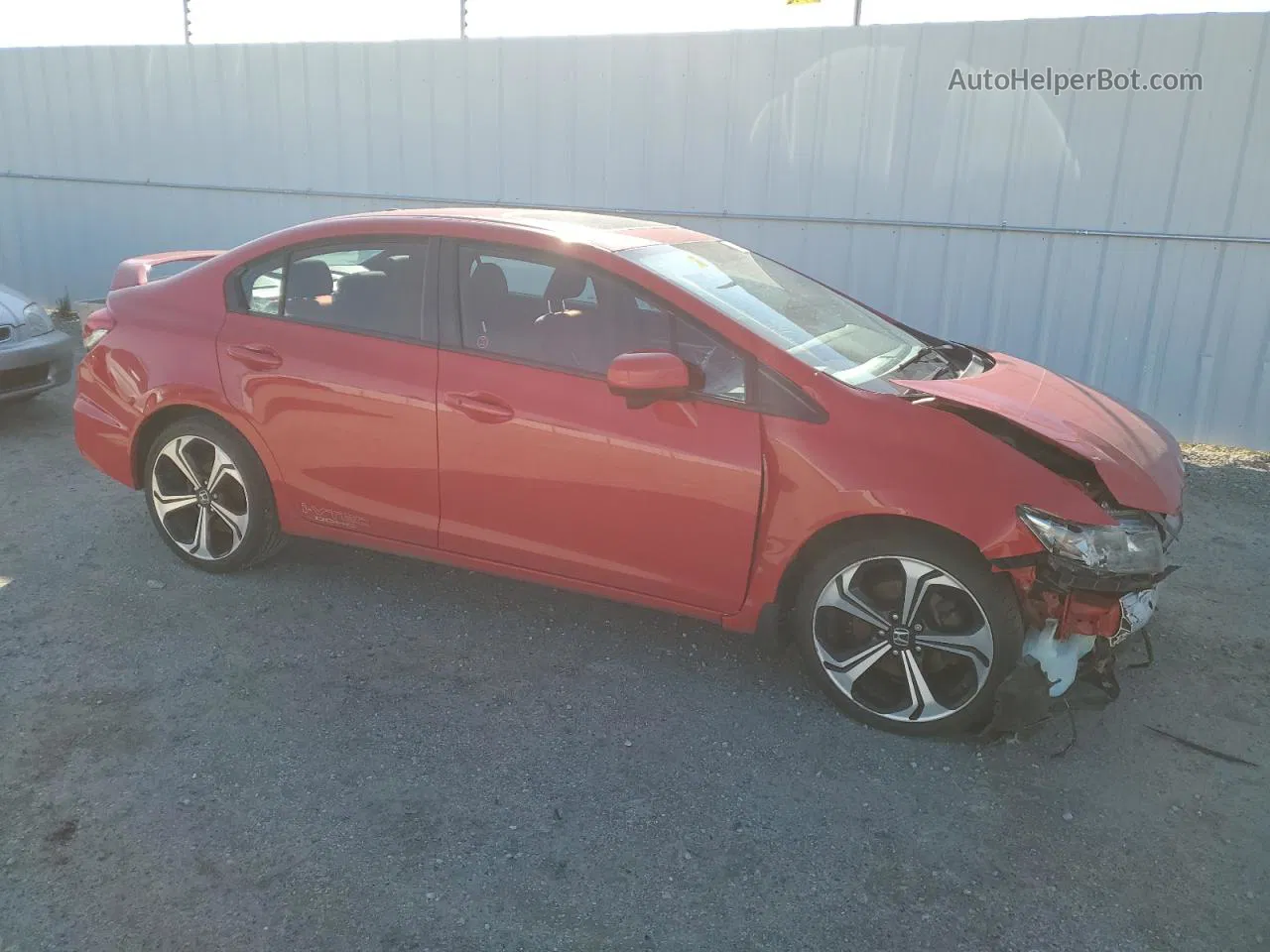 2015 Honda Civic Si Red vin: 2HGFB6E53FH200503