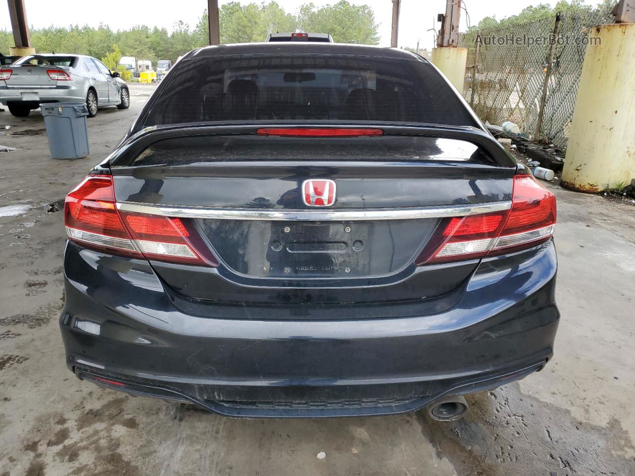 2013 Honda Civic Si Black vin: 2HGFB6E54DH710839