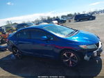 2013 Honda Civic Si Blue vin: 2HGFB6E57DH700385