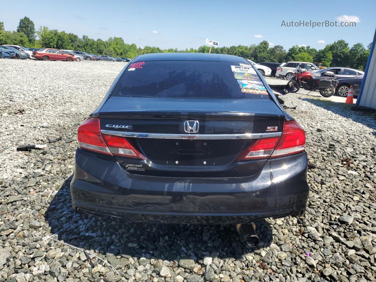 2015 Honda Civic Si Black vin: 2HGFB6E57FH710126