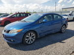 2012 Honda Civic Si Синий vin: 2HGFB6E58CH200511