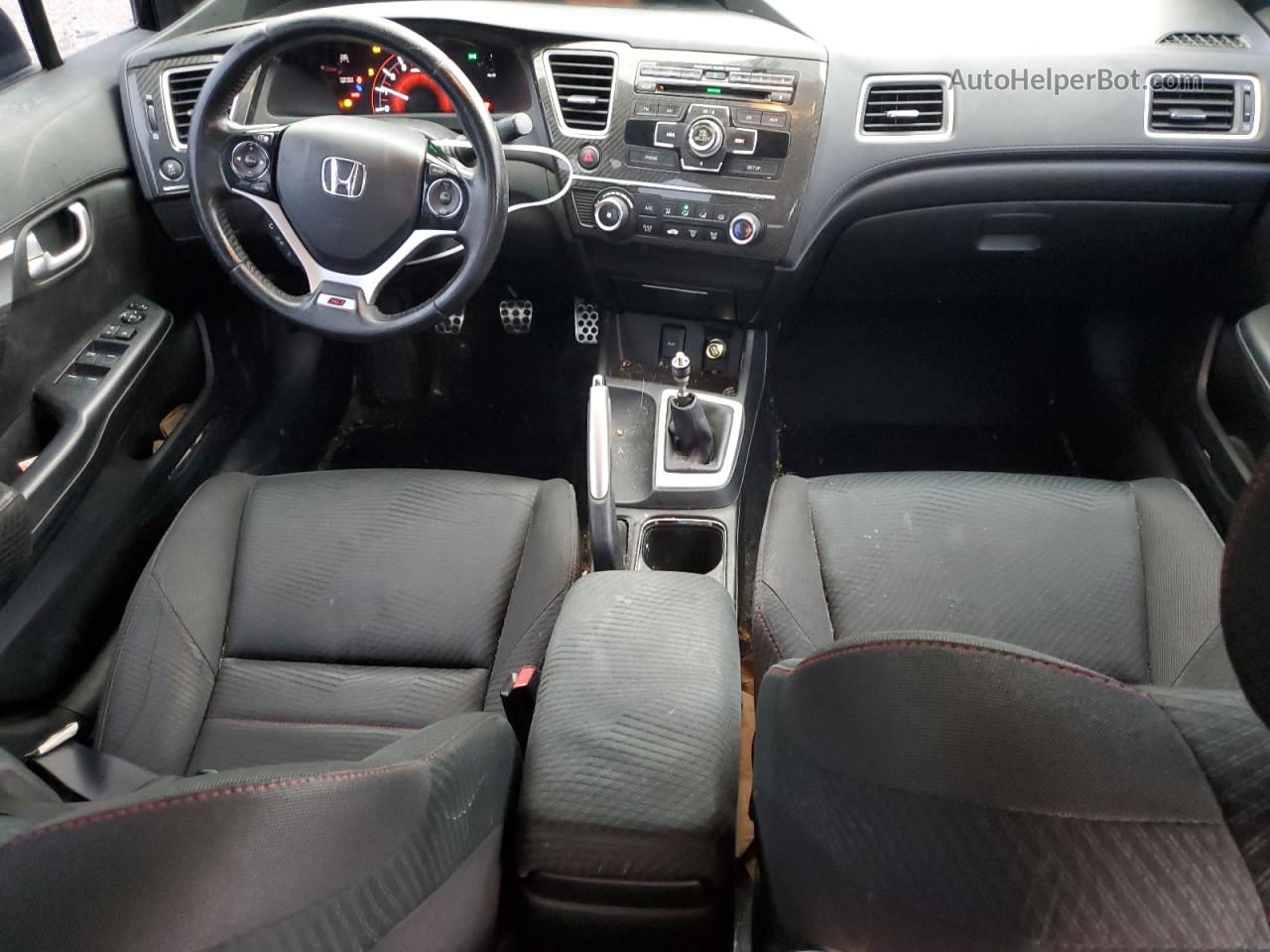 2013 Honda Civic Si Черный vin: 2HGFB6E59DH704955