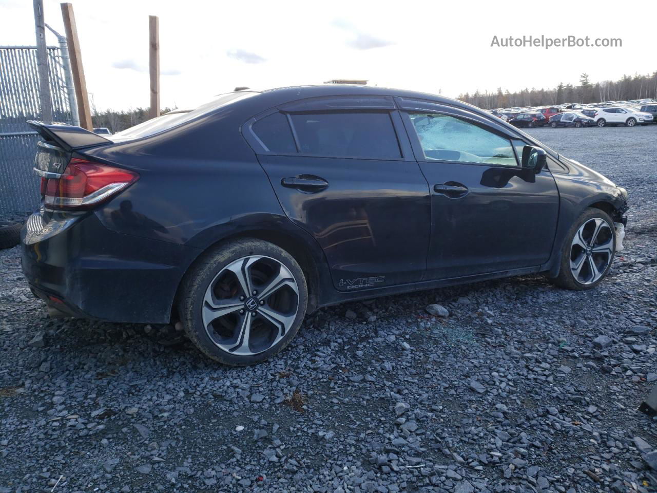 2014 Honda Civic Si Black vin: 2HGFB6E59EH200696