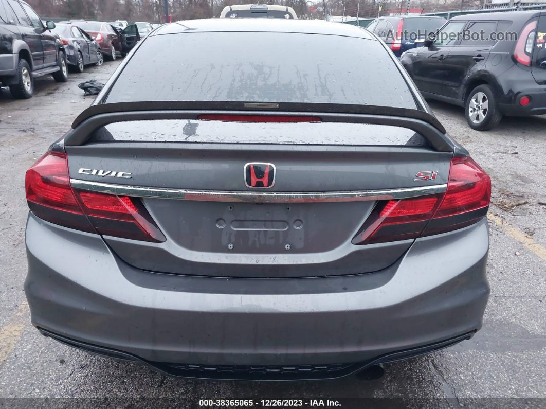 2013 Honda Civic Si Gray vin: 2HGFB6E5XDH710621