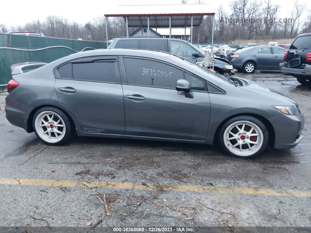 2013 Honda Civic Si Gray vin: 2HGFB6E5XDH710621