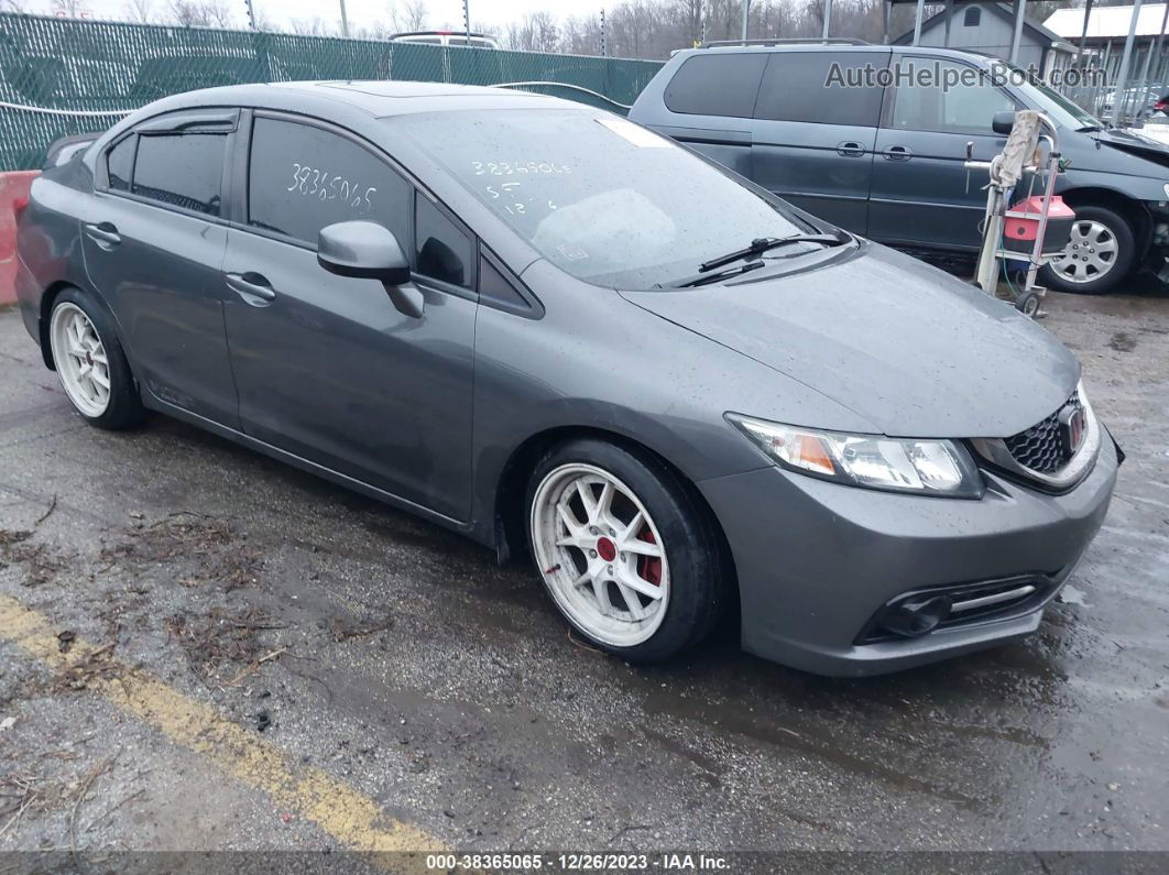 2013 Honda Civic Si Gray vin: 2HGFB6E5XDH710621