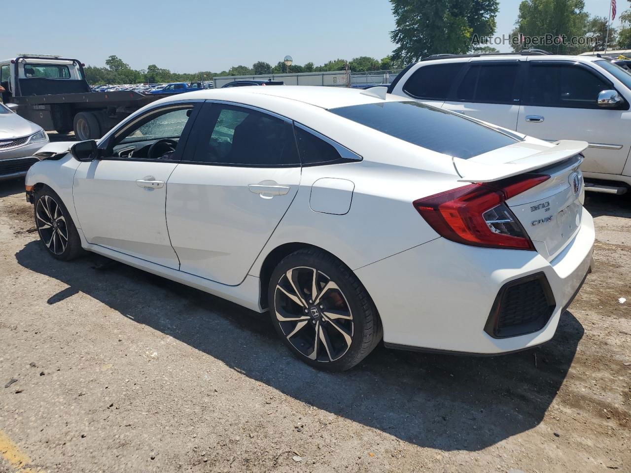 2017 Honda Civic Si Red vin: 2HGFC1E50HH704641