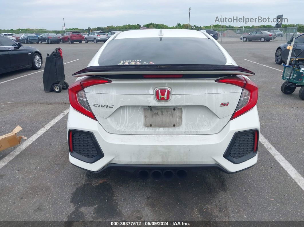 2017 Honda Civic Si Белый vin: 2HGFC1E50HH705501