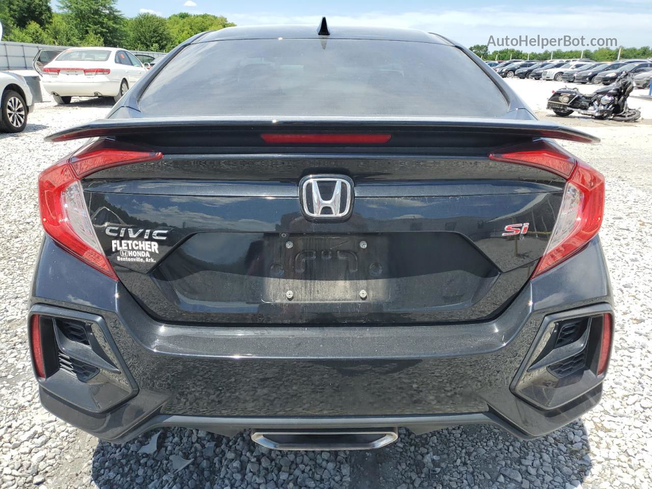 2020 Honda Civic Si Black vin: 2HGFC1E50LH704731