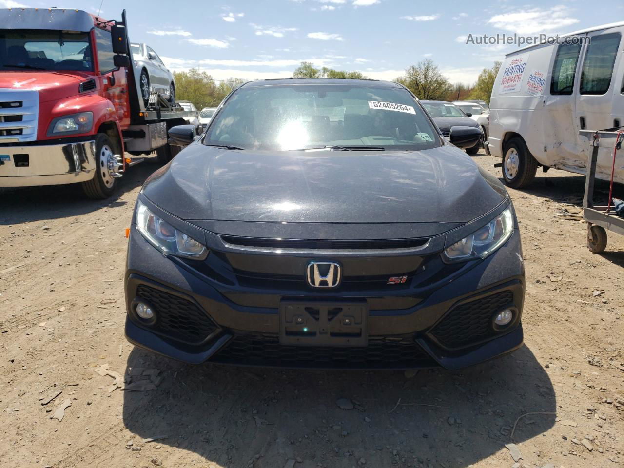 2019 Honda Civic Si Black vin: 2HGFC1E54KH700308