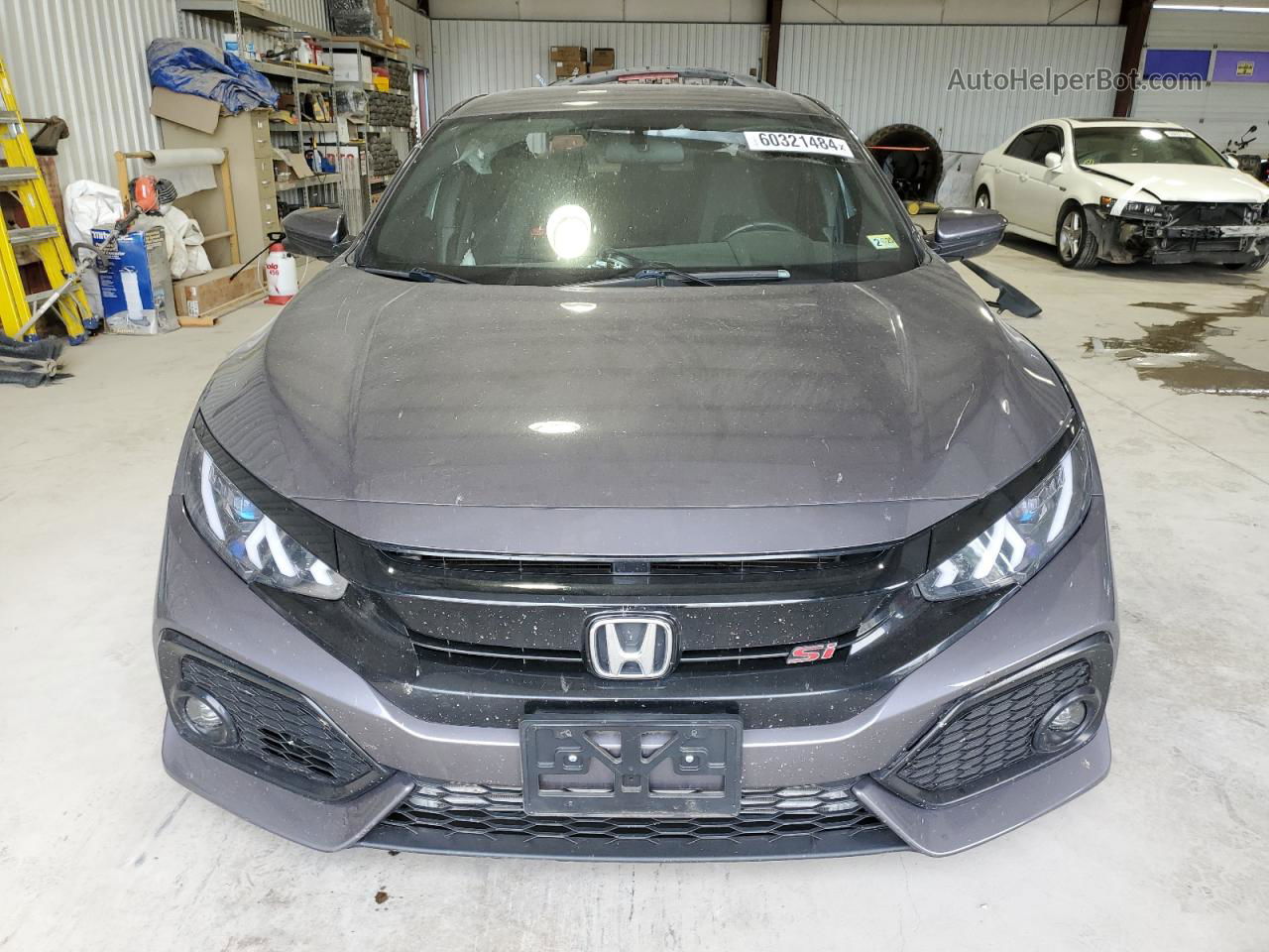 2017 Honda Civic Si Серый vin: 2HGFC1E55HH703954