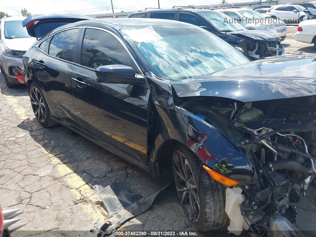 2017 Honda Civic Sedan Si Black vin: 2HGFC1E56HH704580