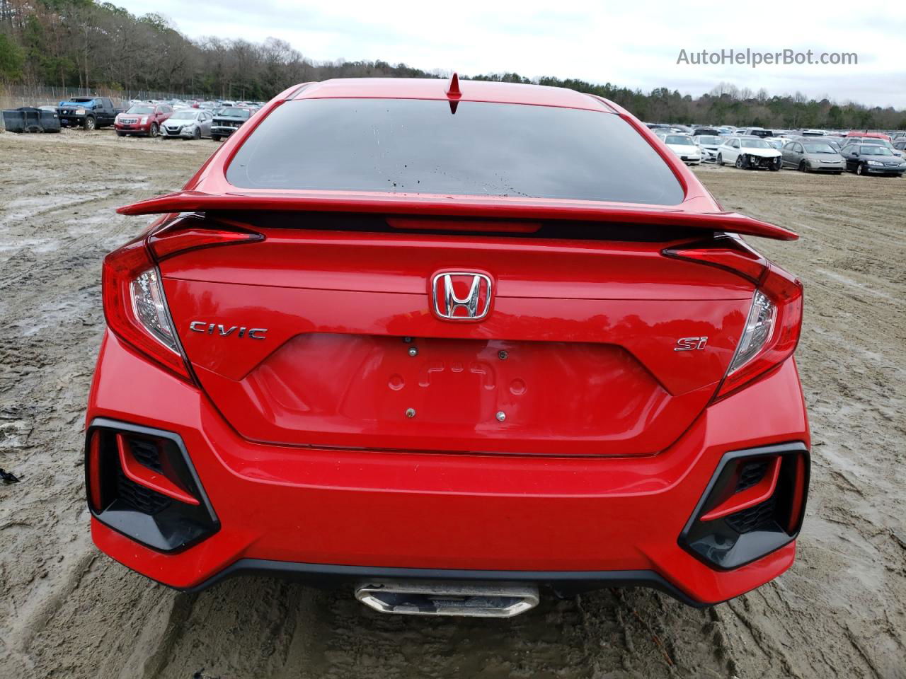 2020 Honda Civic Si Red vin: 2HGFC1E56LH701767