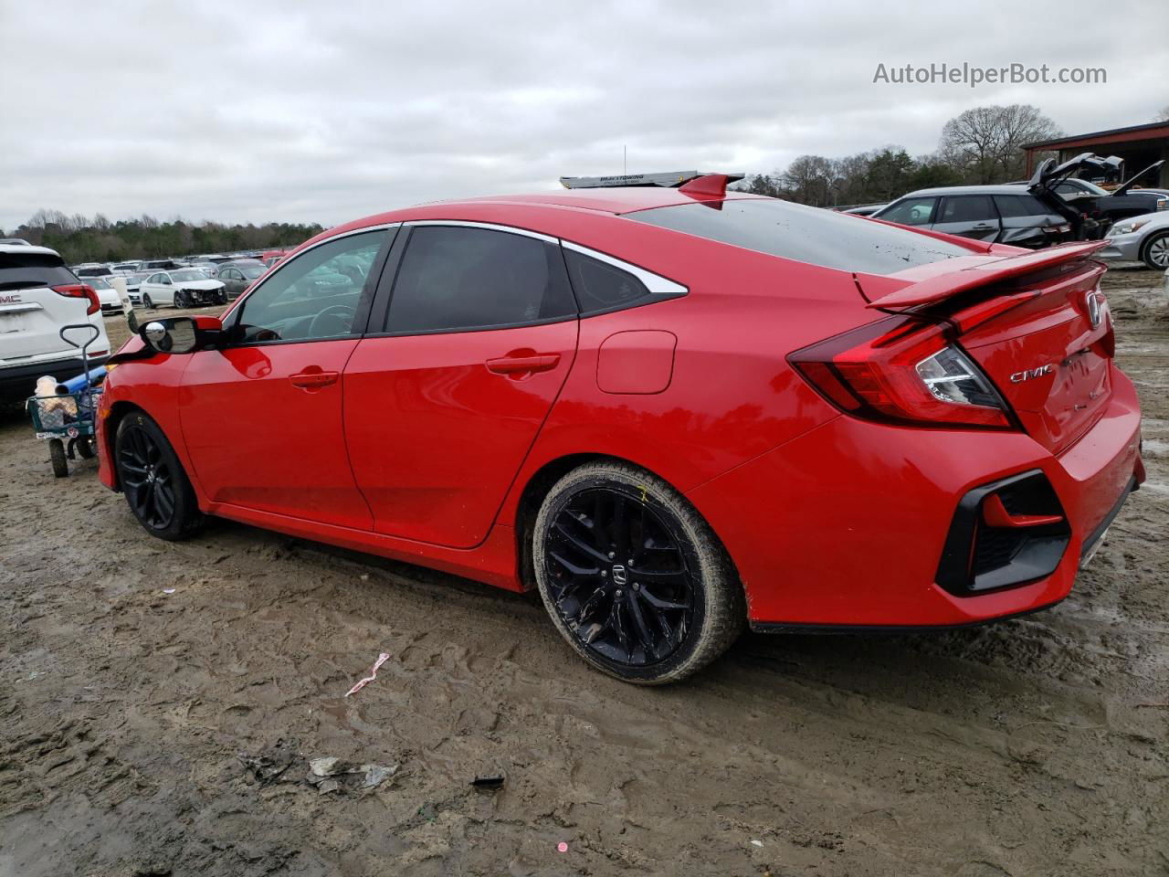 2020 Honda Civic Si Red vin: 2HGFC1E56LH701767