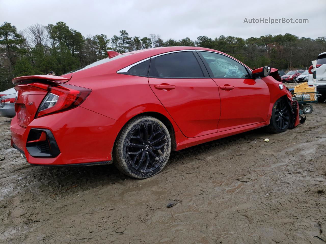 2020 Honda Civic Si Red vin: 2HGFC1E56LH701767