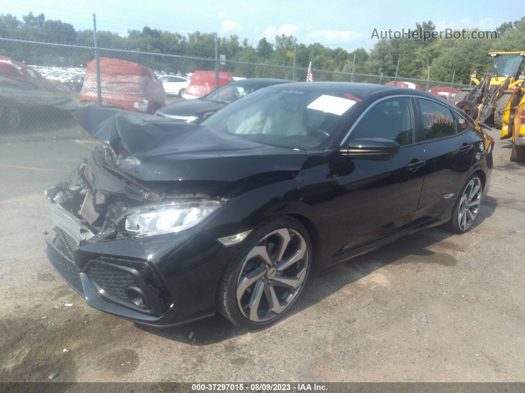 2017 Honda Civic Sedan Si Black vin: 2HGFC1E58HH701115