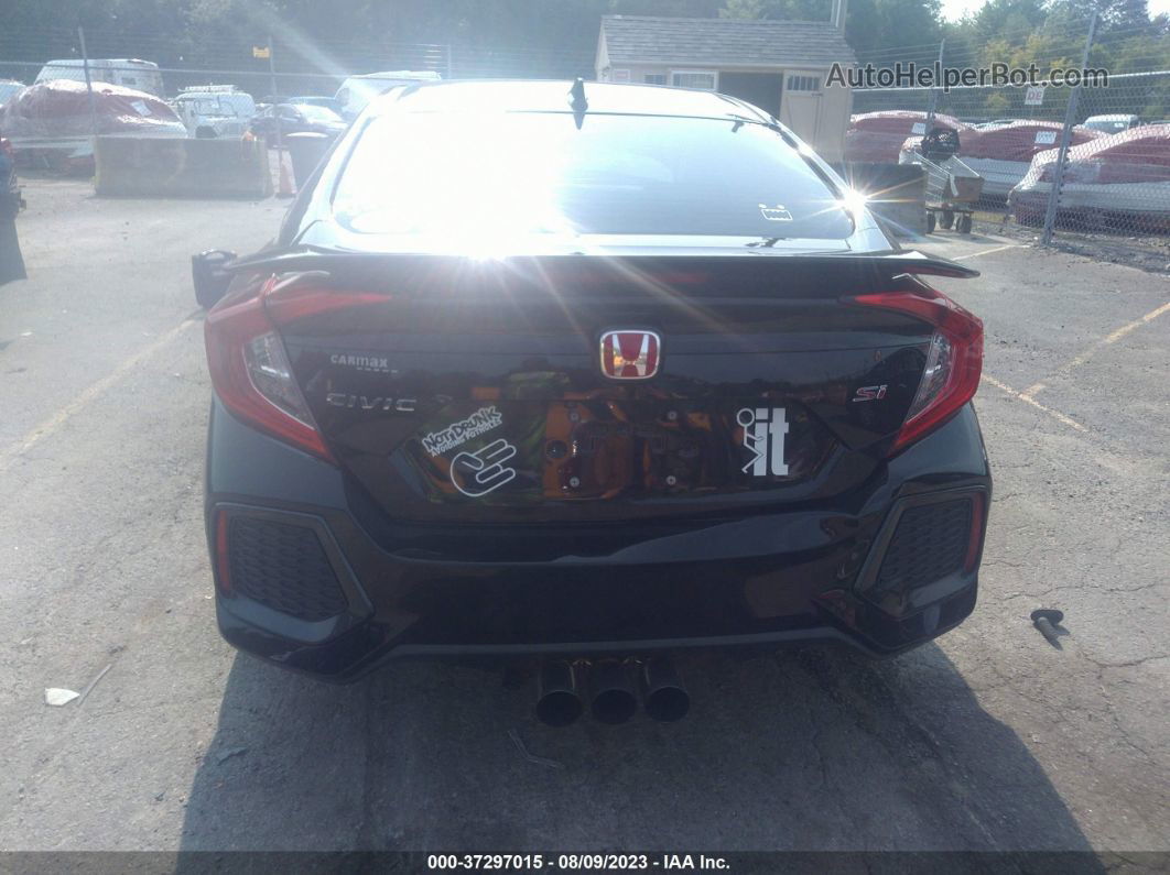 2017 Honda Civic Sedan Si Черный vin: 2HGFC1E58HH701115