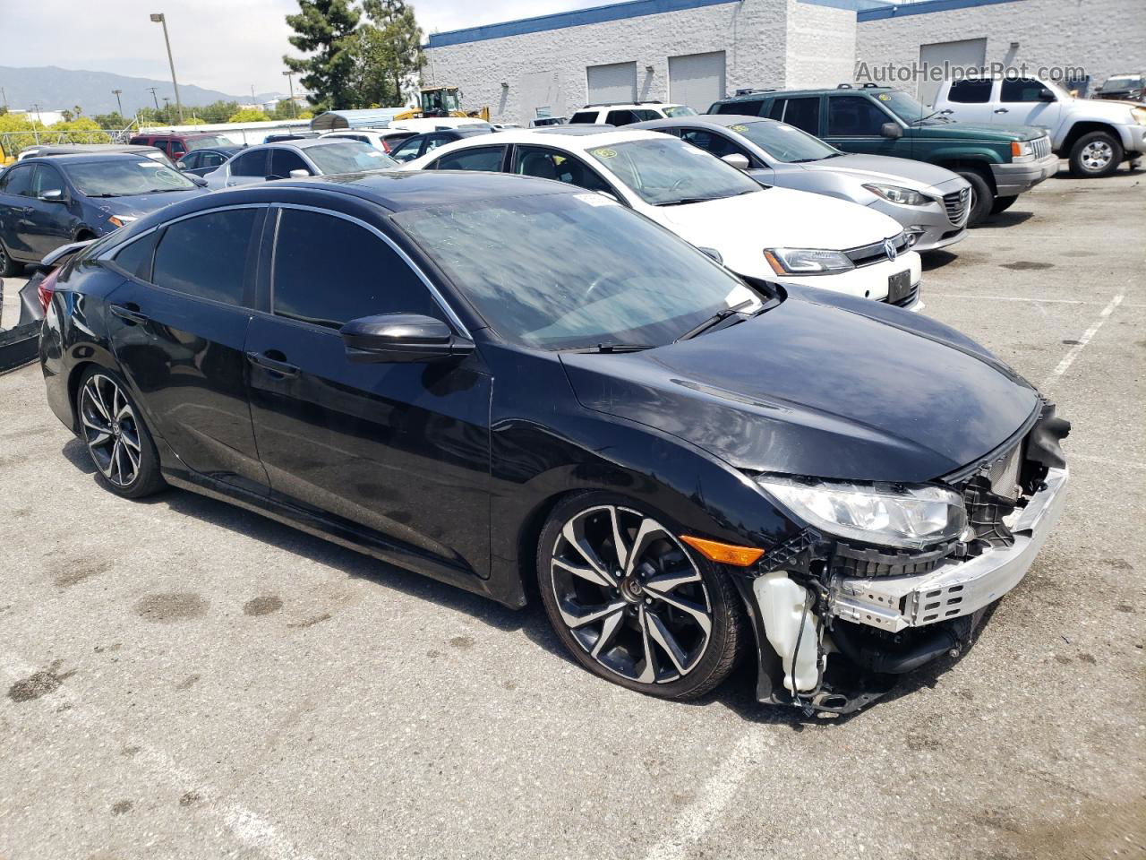 2019 Honda Civic Si Черный vin: 2HGFC1E58KH703437