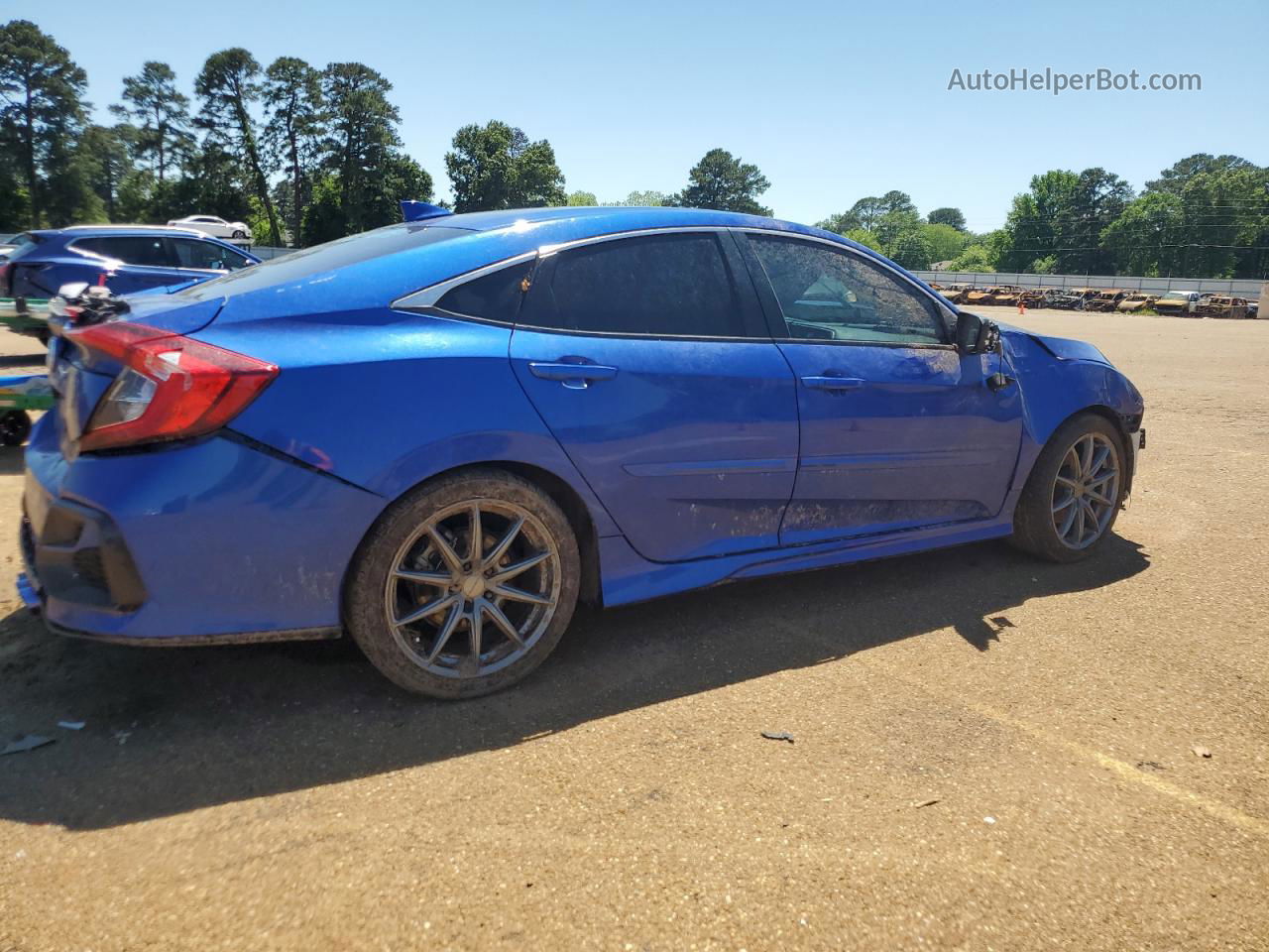 2020 Honda Civic Si Blue vin: 2HGFC1E58LH702094