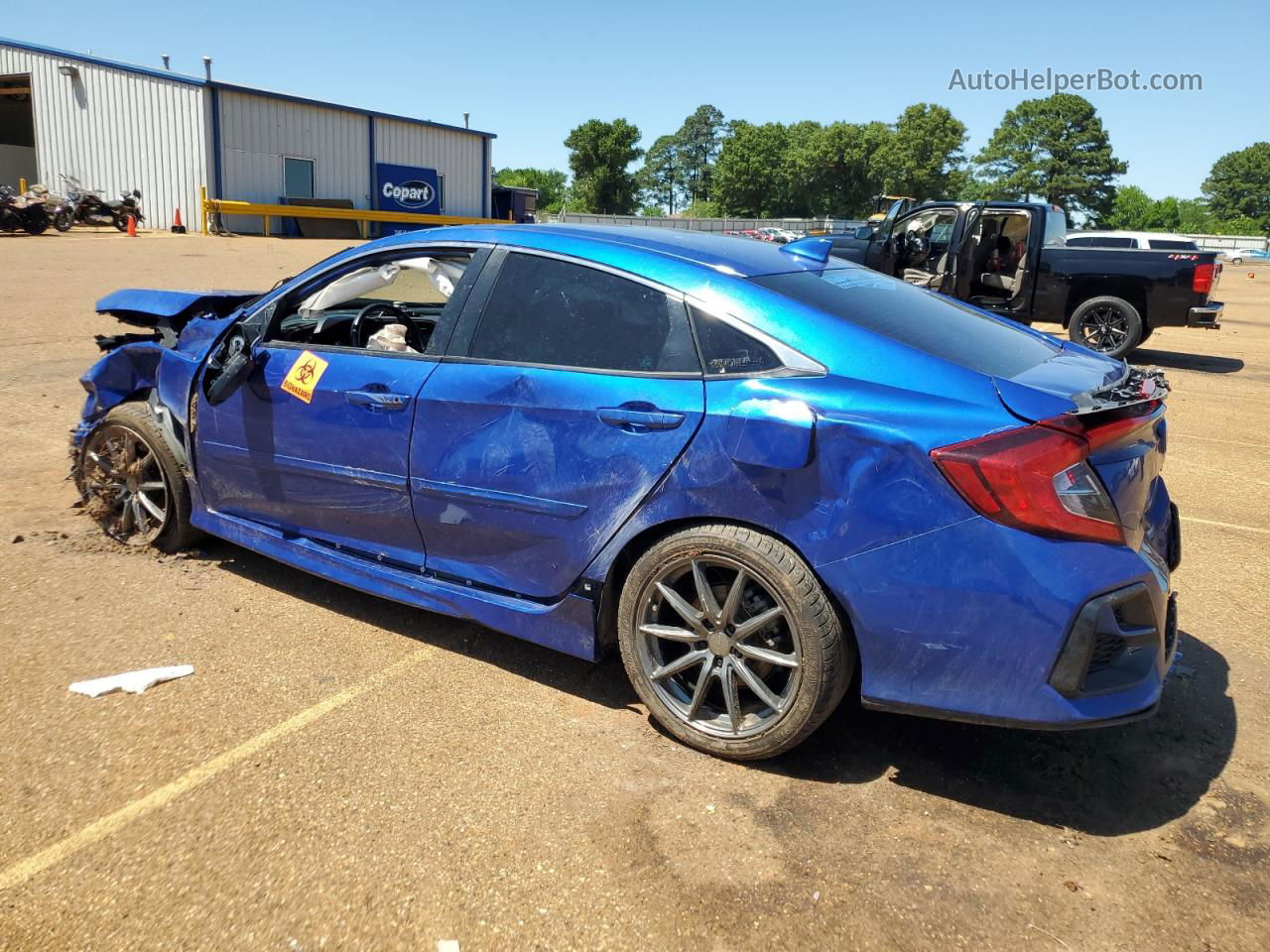 2020 Honda Civic Si Blue vin: 2HGFC1E58LH702094