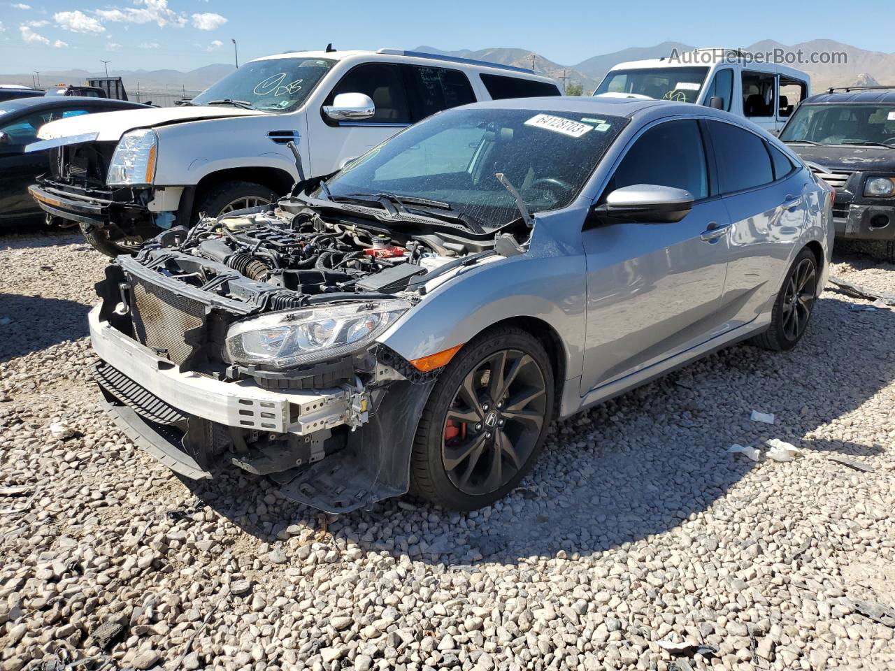 2017 Honda Civic Si Silver vin: 2HGFC1E59HH706534