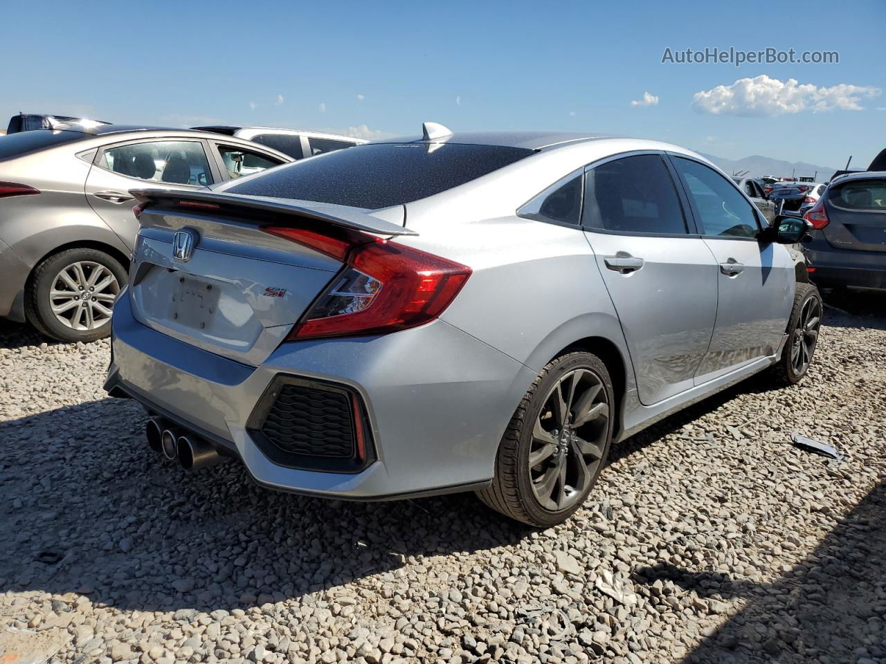 2017 Honda Civic Si Silver vin: 2HGFC1E59HH706534