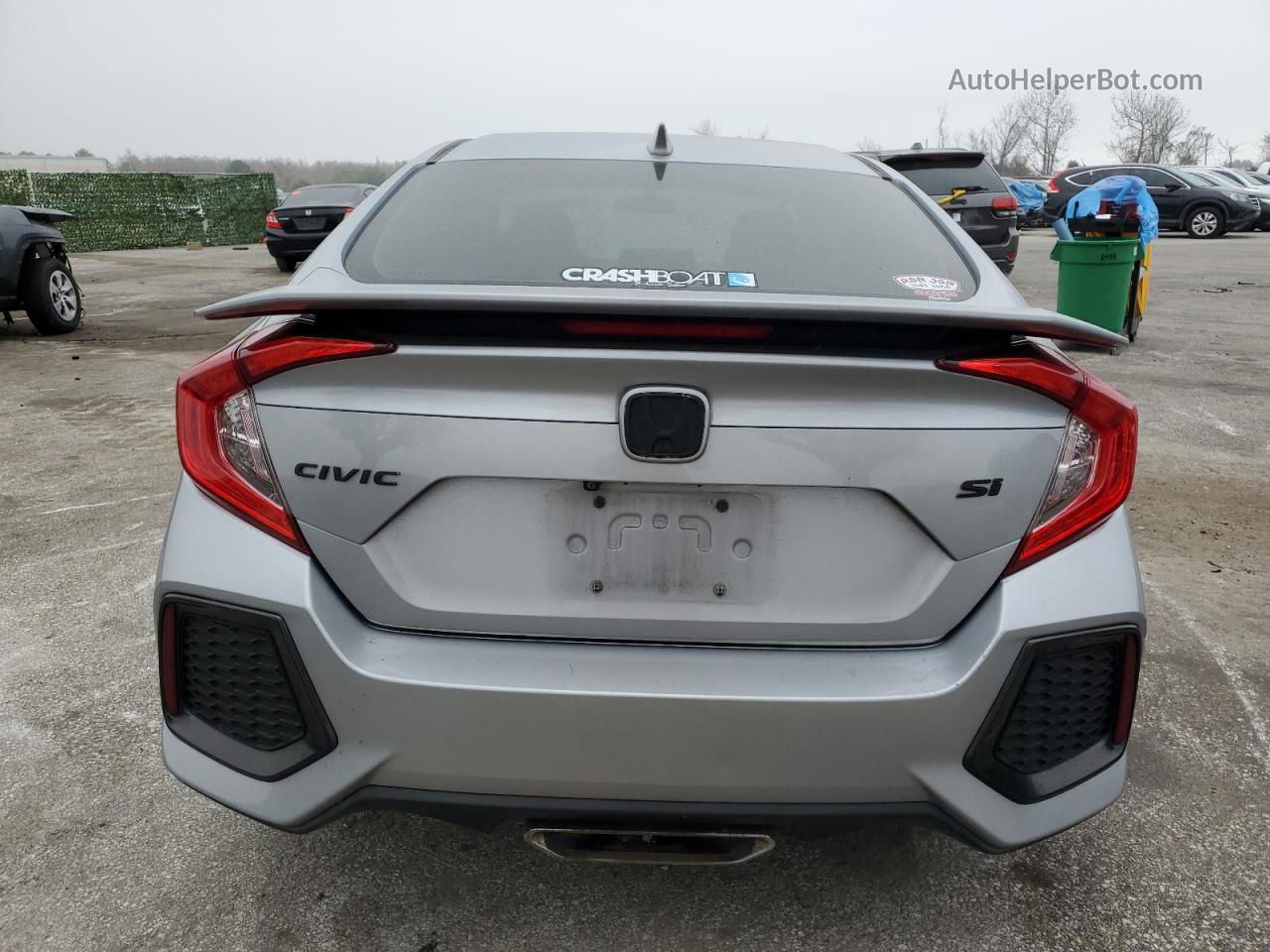 2019 Honda Civic Si Silver vin: 2HGFC1E59KH703124