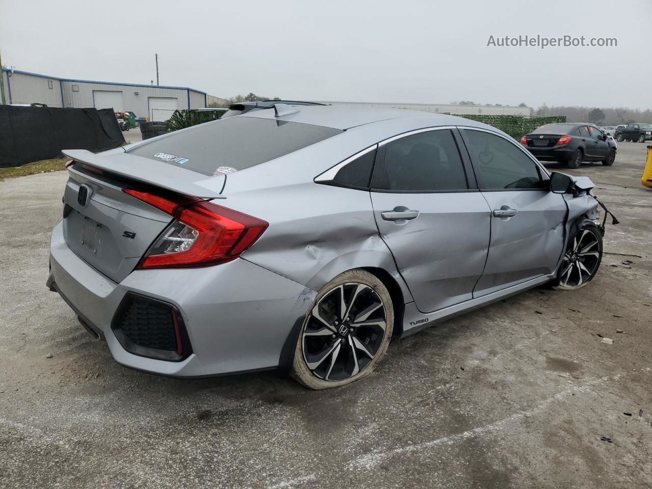 2019 Honda Civic Si Silver vin: 2HGFC1E59KH703124