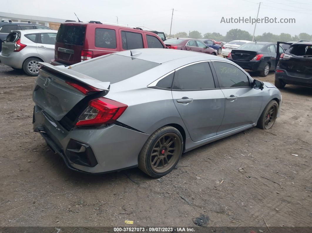 2020 Honda Civic Si Sedan   Silver vin: 2HGFC1E59LH703853