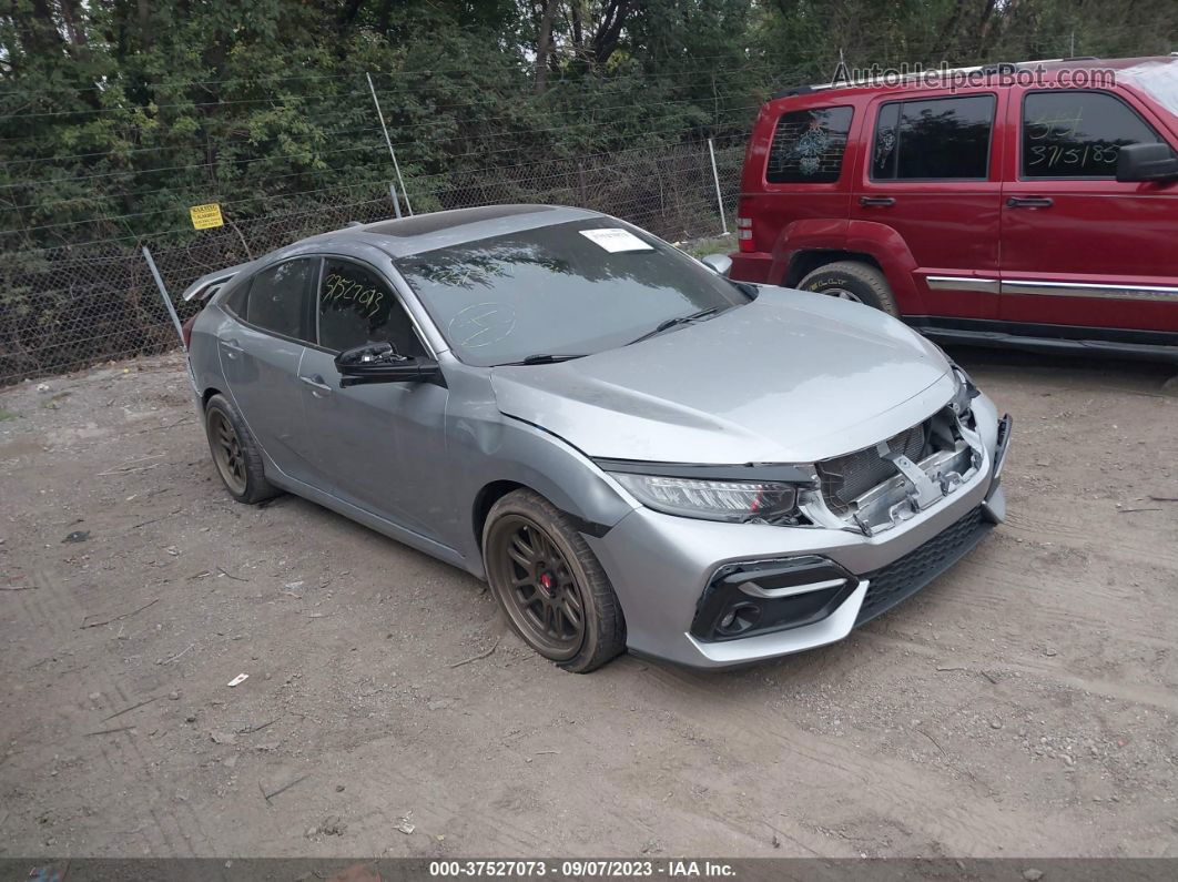 2020 Honda Civic Si Sedan   Серебряный vin: 2HGFC1E59LH703853