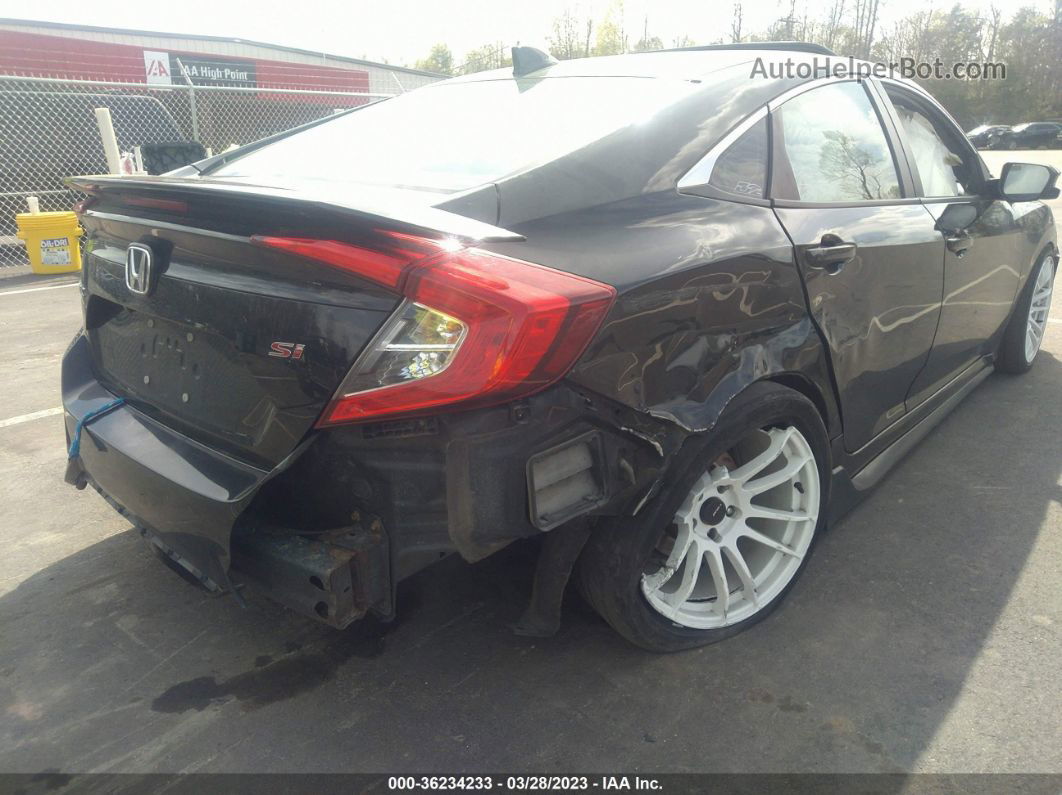 2017 Honda Civic Sedan Si Black vin: 2HGFC1E5XHH704615