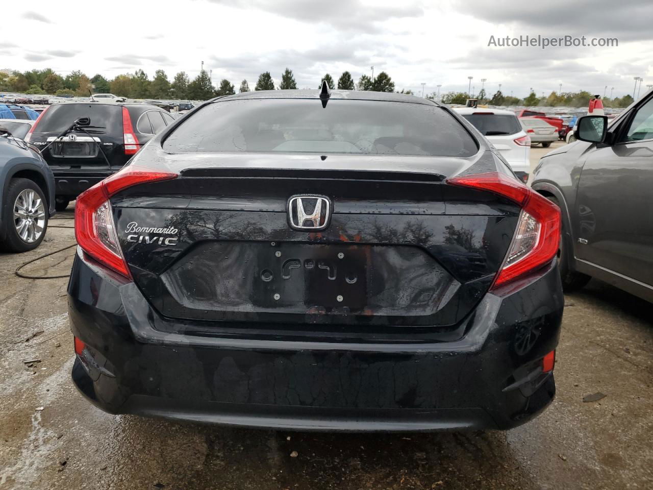 2017 Honda Civic Ex Black vin: 2HGFC1F30HH635639