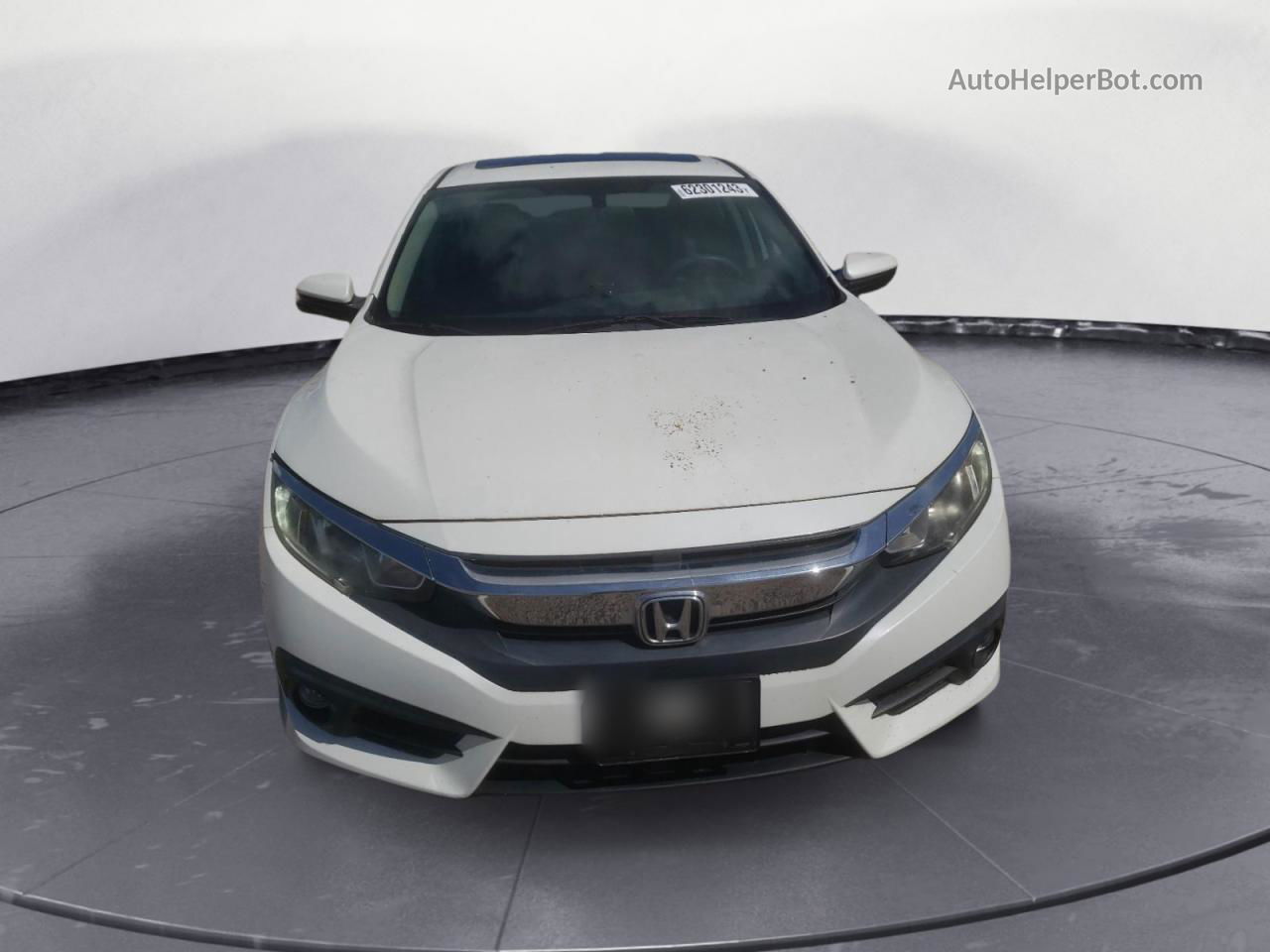 2016 Honda Civic Ex Белый vin: 2HGFC1F31GH635339