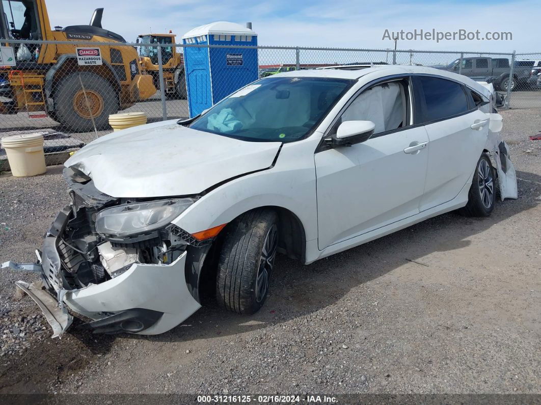 2017 Honda Civic Ex-t White vin: 2HGFC1F31HH639067